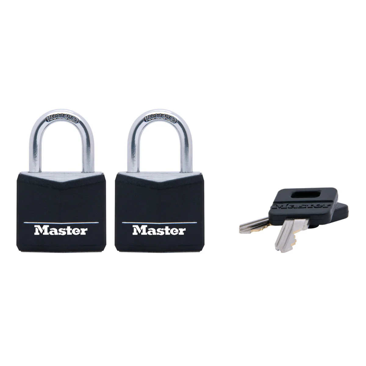 Vinyl-Covered Solid Body Padlock, 1-3/16 in Wide