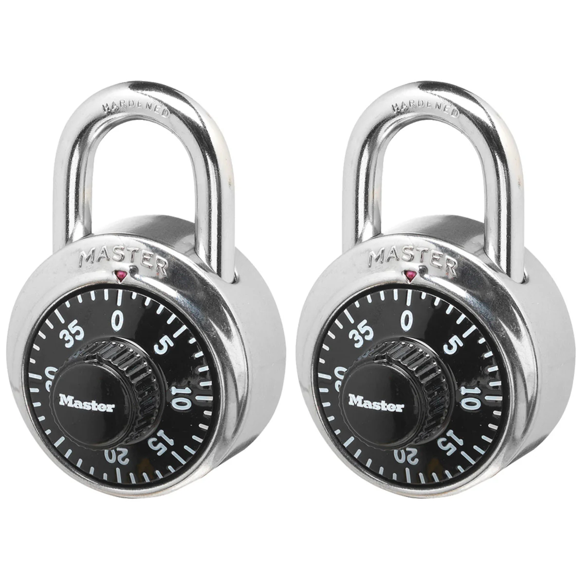 Standard Dial Combination Lock, 1-7/8 in Wide - 2-Pack - Image 3