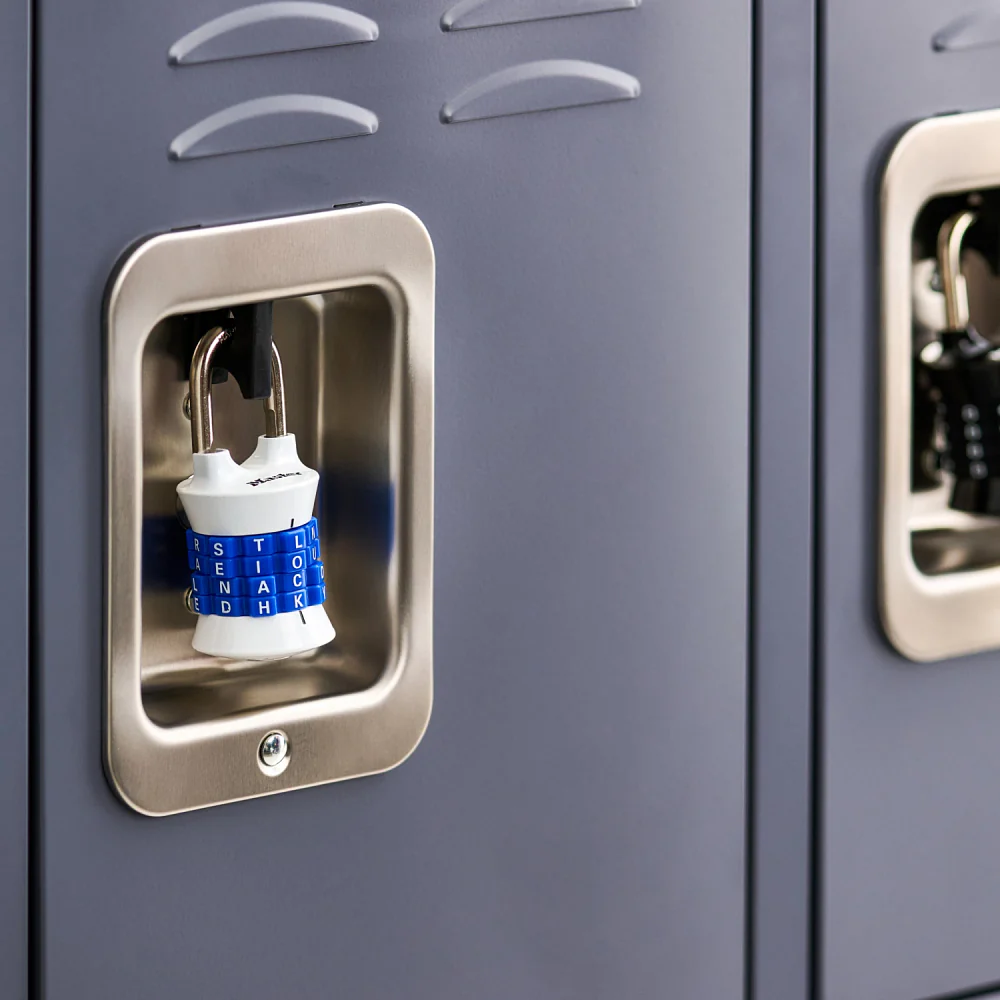 WORD Combination Lock, Assorted Colors, 1-1/2 in Wide - Image 9