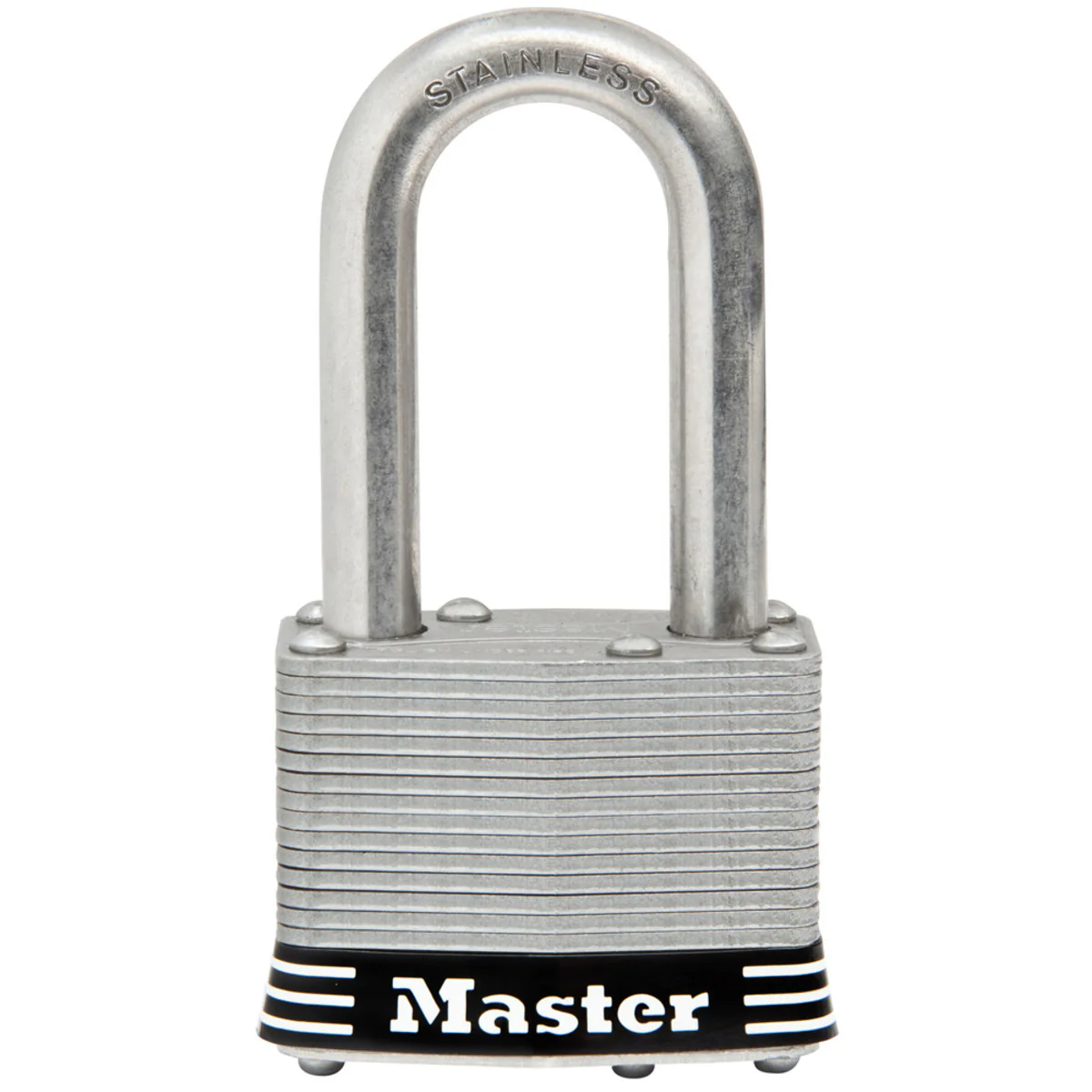 1-3/4in (44mm) Wide Laminated Stainless Steel Pin Tumbler Padlock - Image 5
