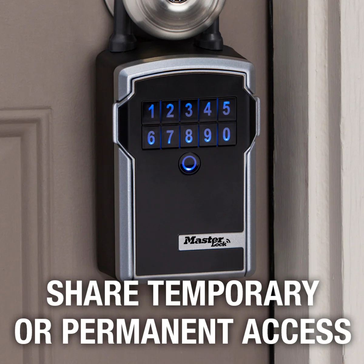 Portable Bluetooth® Lock Box for Keys, Metal, 3-1/4 in — 7-13/64 in - Image 8