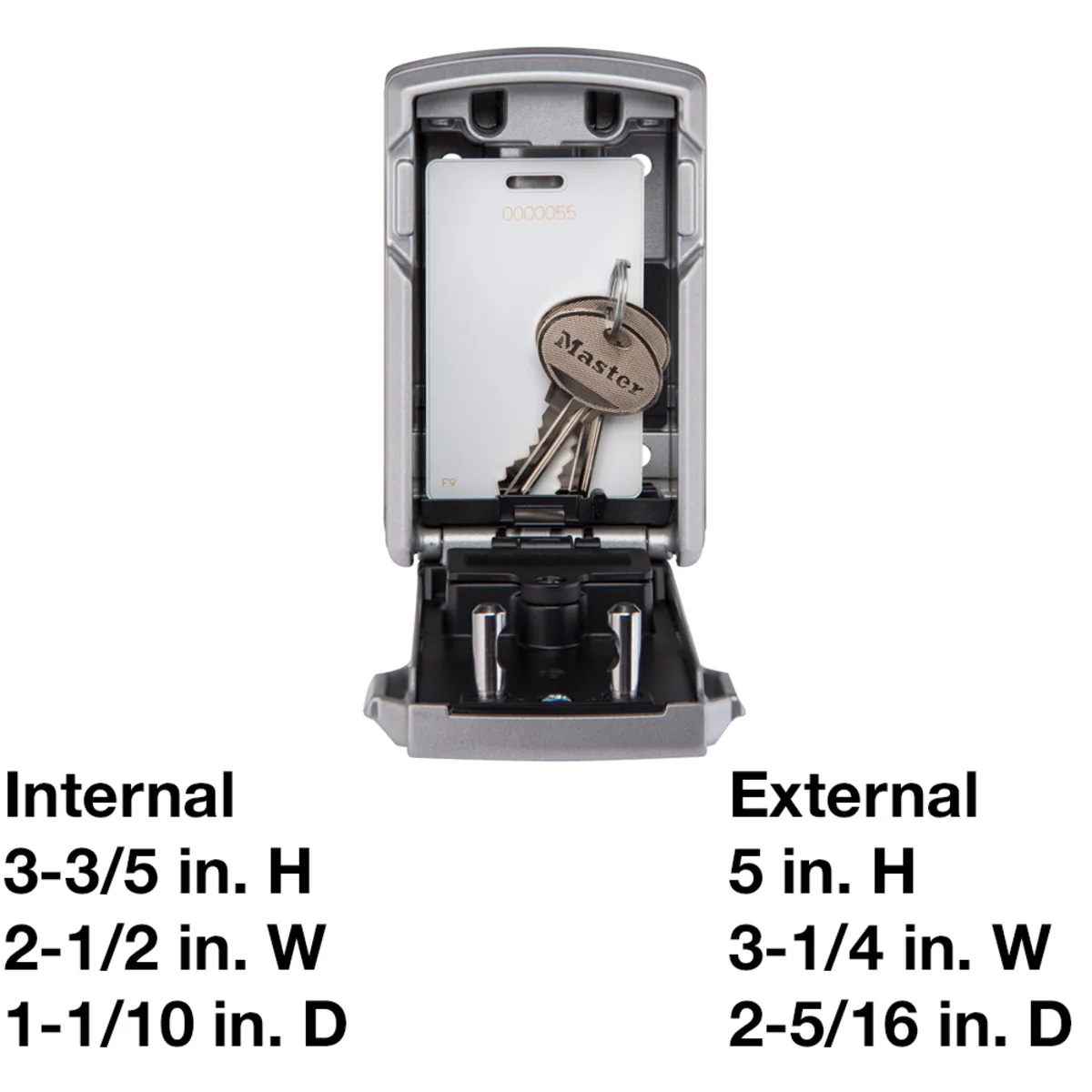 Bluetooth® Metal Wall Mount Lock Box, 3-1/4 in Wide - Image 12