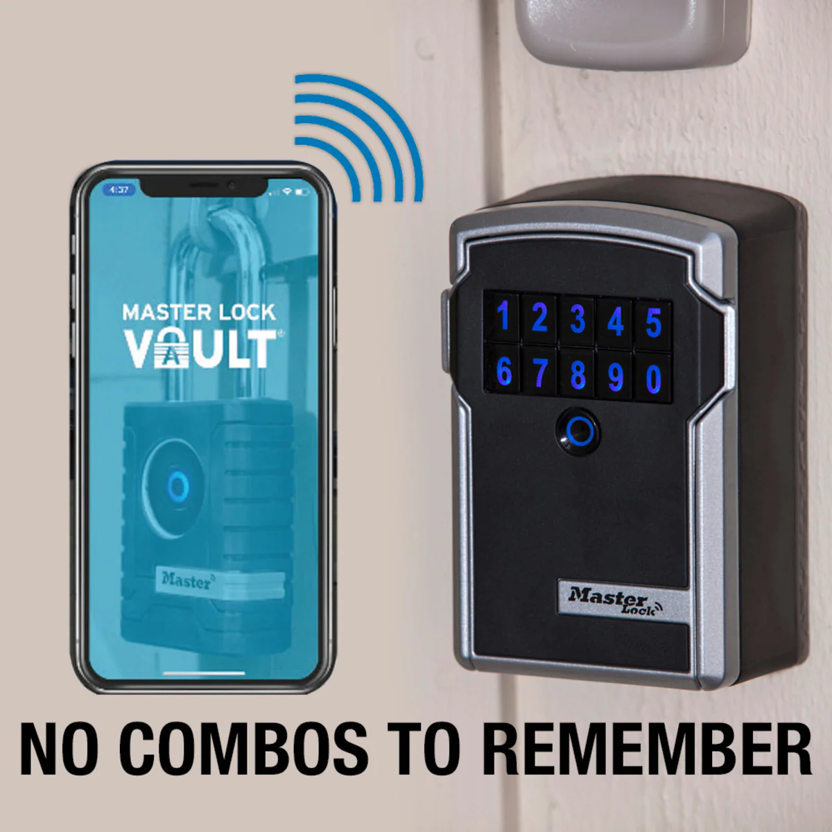 Bluetooth® Metal Wall Mount Lock Box, 3-1/4 in Wide - Image 9