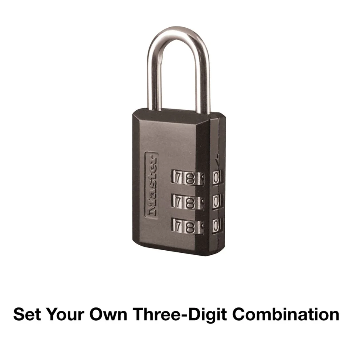 Small Set Your Own Combination Lock, 1-3/16 in Wide - Image 4
