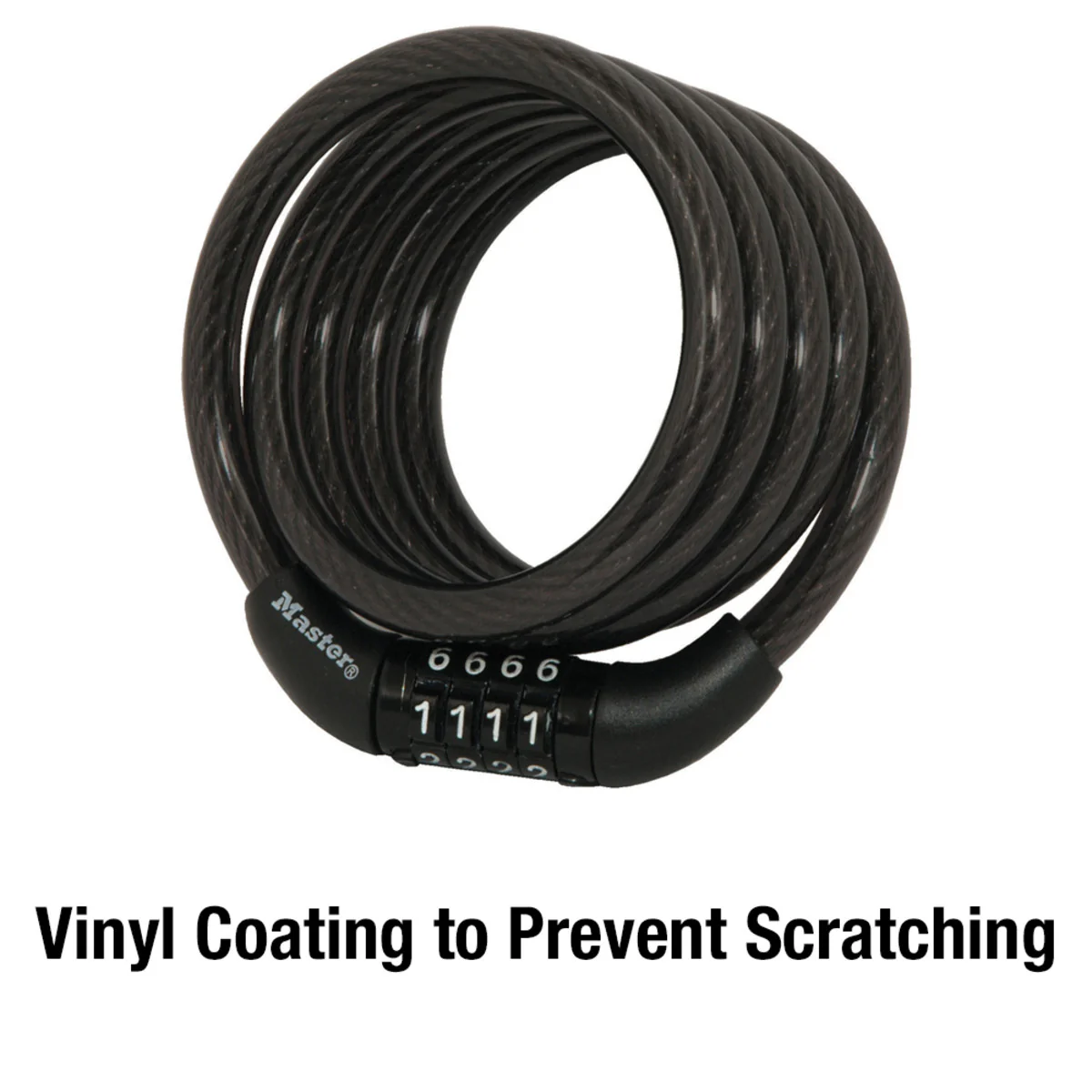 Preset Combination Cable Lock, 4 ft x 5/16 in - Image 5