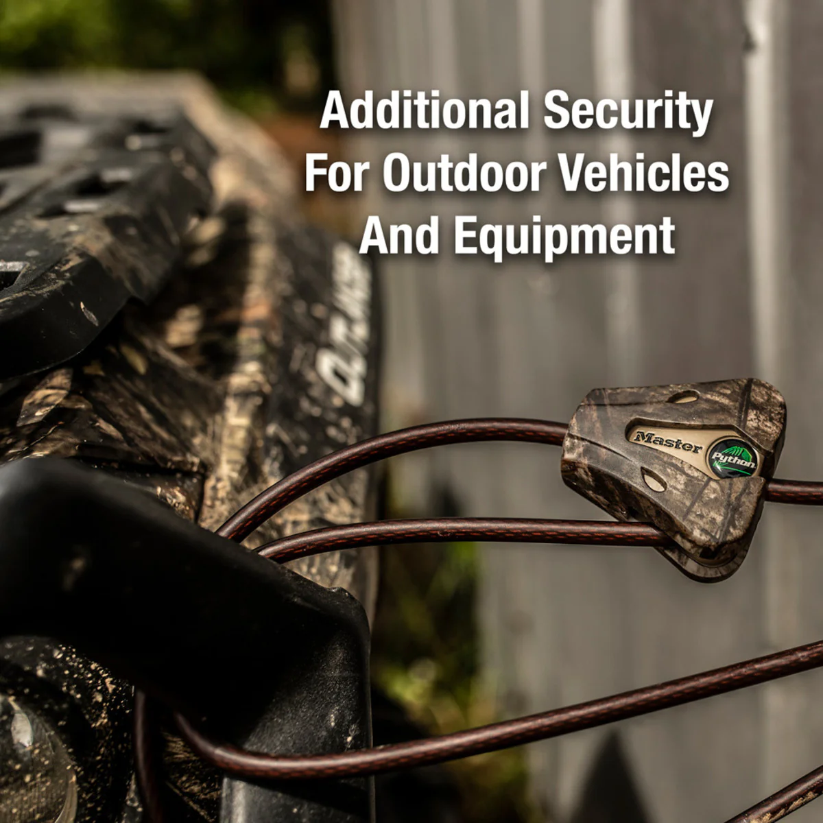 Adjustable Cable Lock, Mossy Oak® Blaze Python™ Lock, 6 ft x 5/16 in - 2-Pack - Image 12
