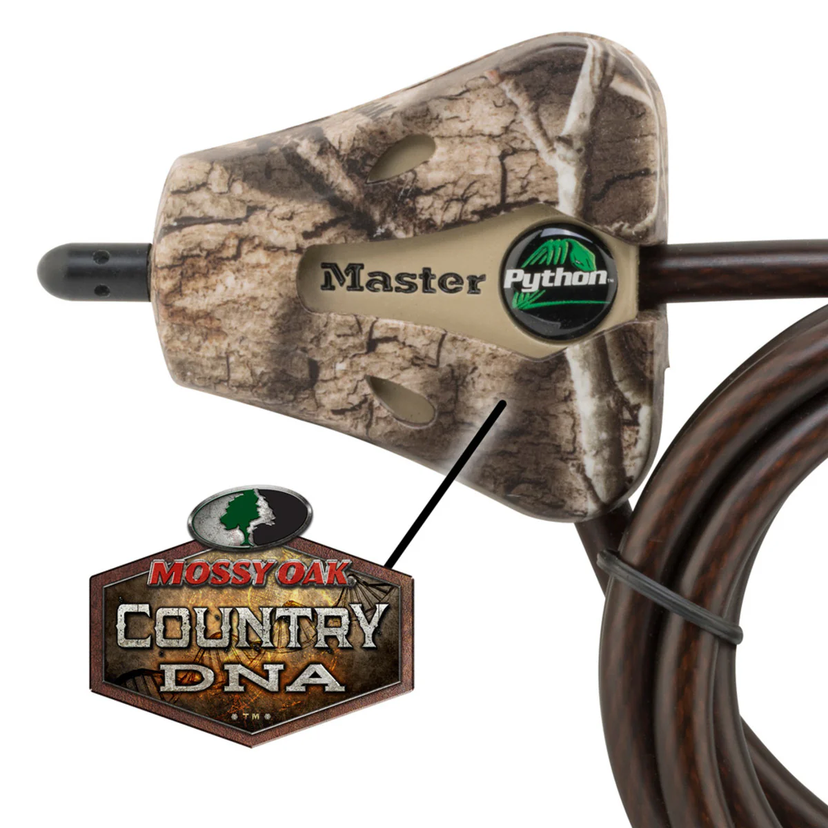Adjustable Cable Lock, Mossy Oak® Blaze Python™ Lock, 6 ft x 5/16 in - 2-Pack - Image 9