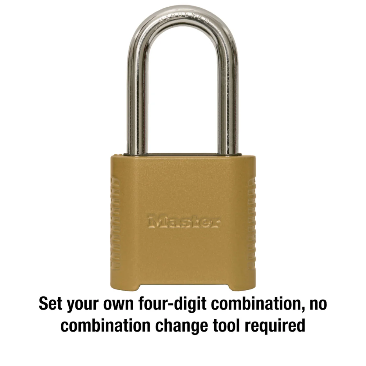 Long Shackle Set Your Own Combination Lock, 2 in Wide - Image 4