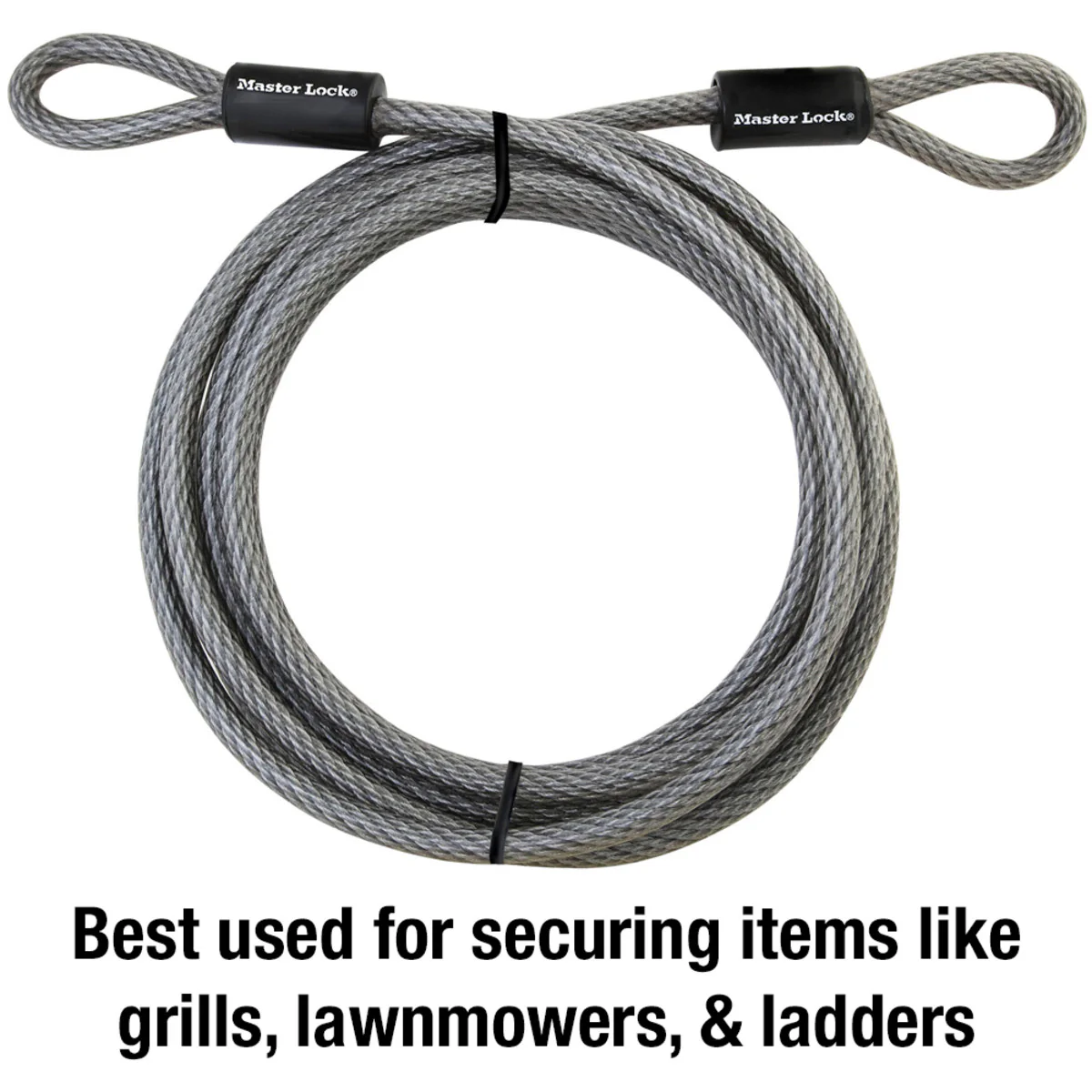 Braided Steel Looped End Cable, 15 ft x 3/8 in - Image 4