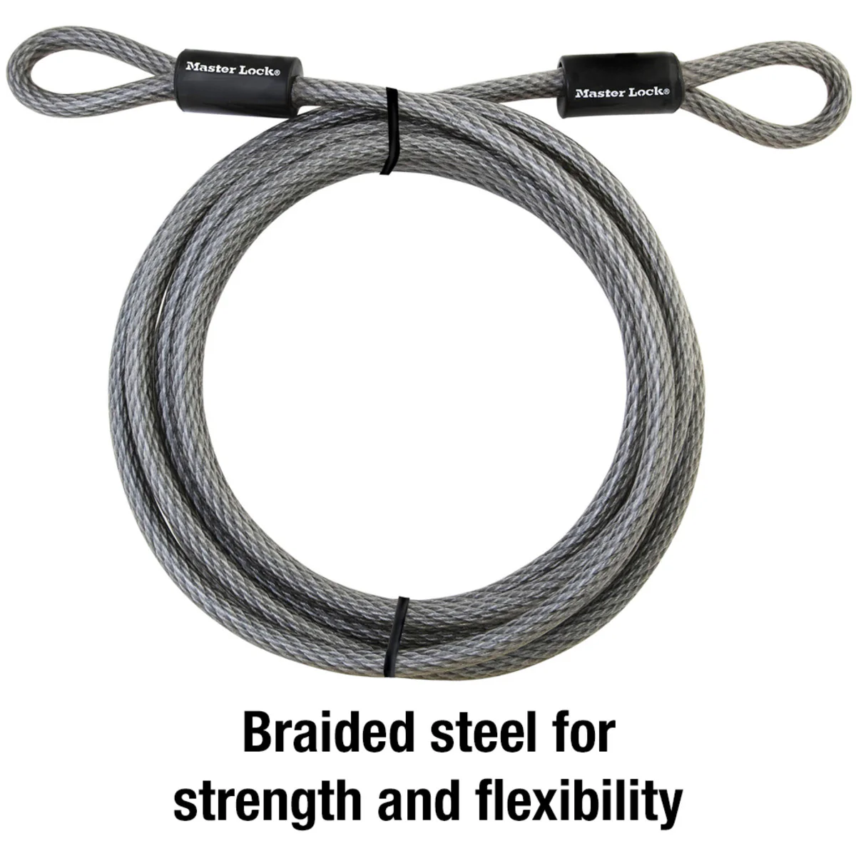 Braided Steel Looped End Cable, 15 ft x 3/8 in - Image 5