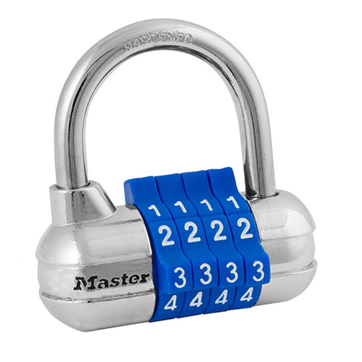 Large Set Your Own Combination Lock with Colored Dials, 2-1/2 in Wide - Image 3