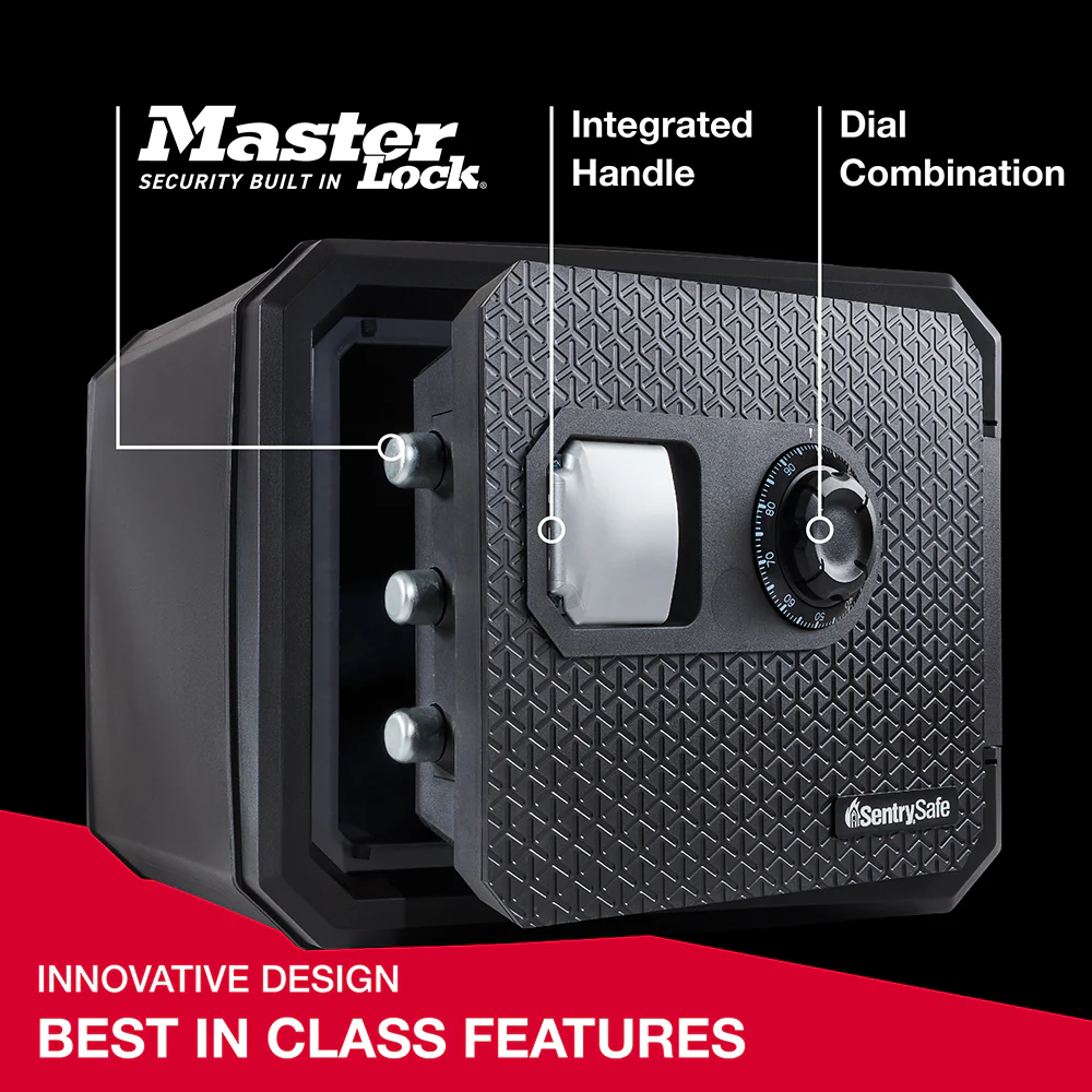 Fireproof and Waterproof Safe with Dial Combination FPW082C - Image 3