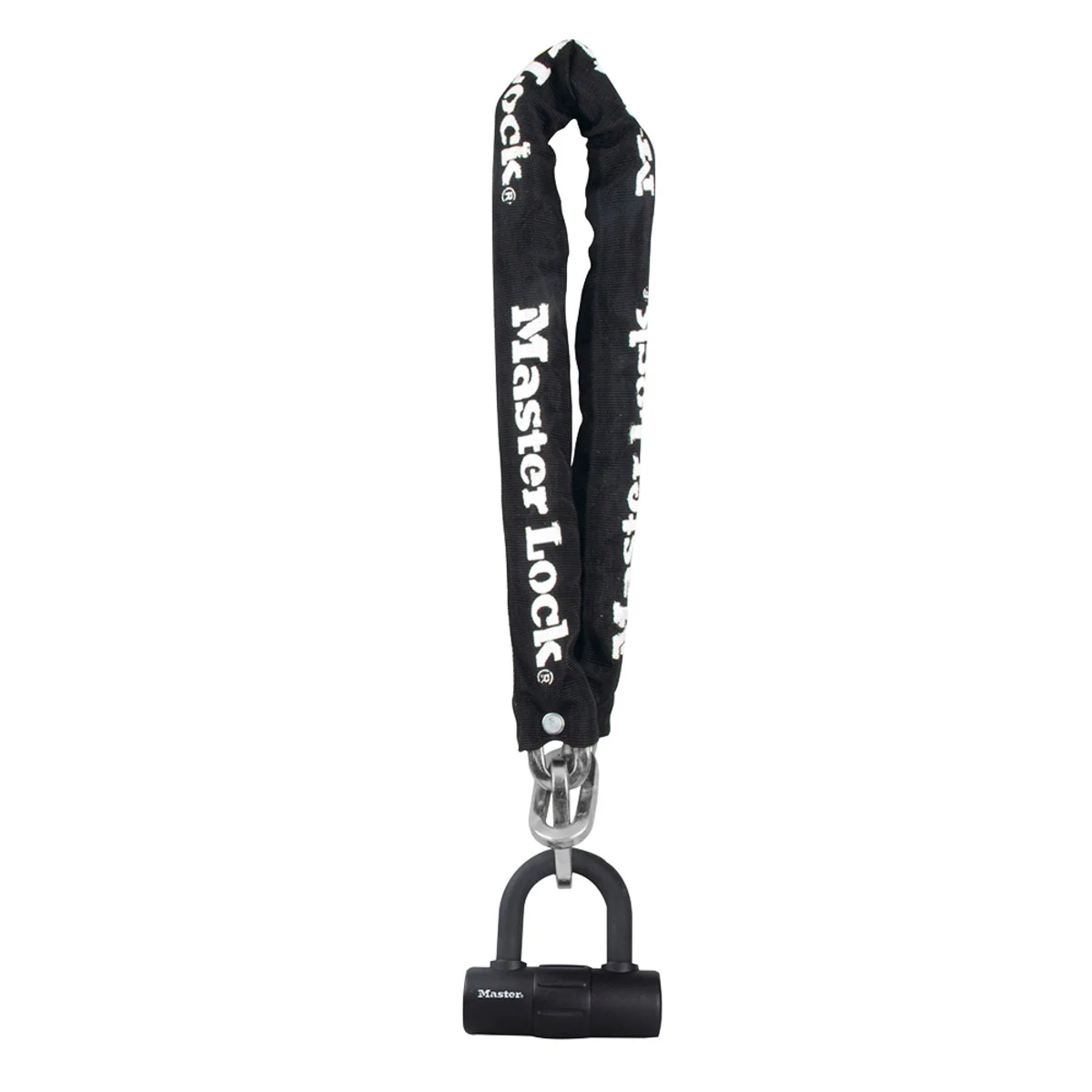 Hardened Steel Bike Lock Chain with Mini U–Lock, 3 ft x 10 mm
