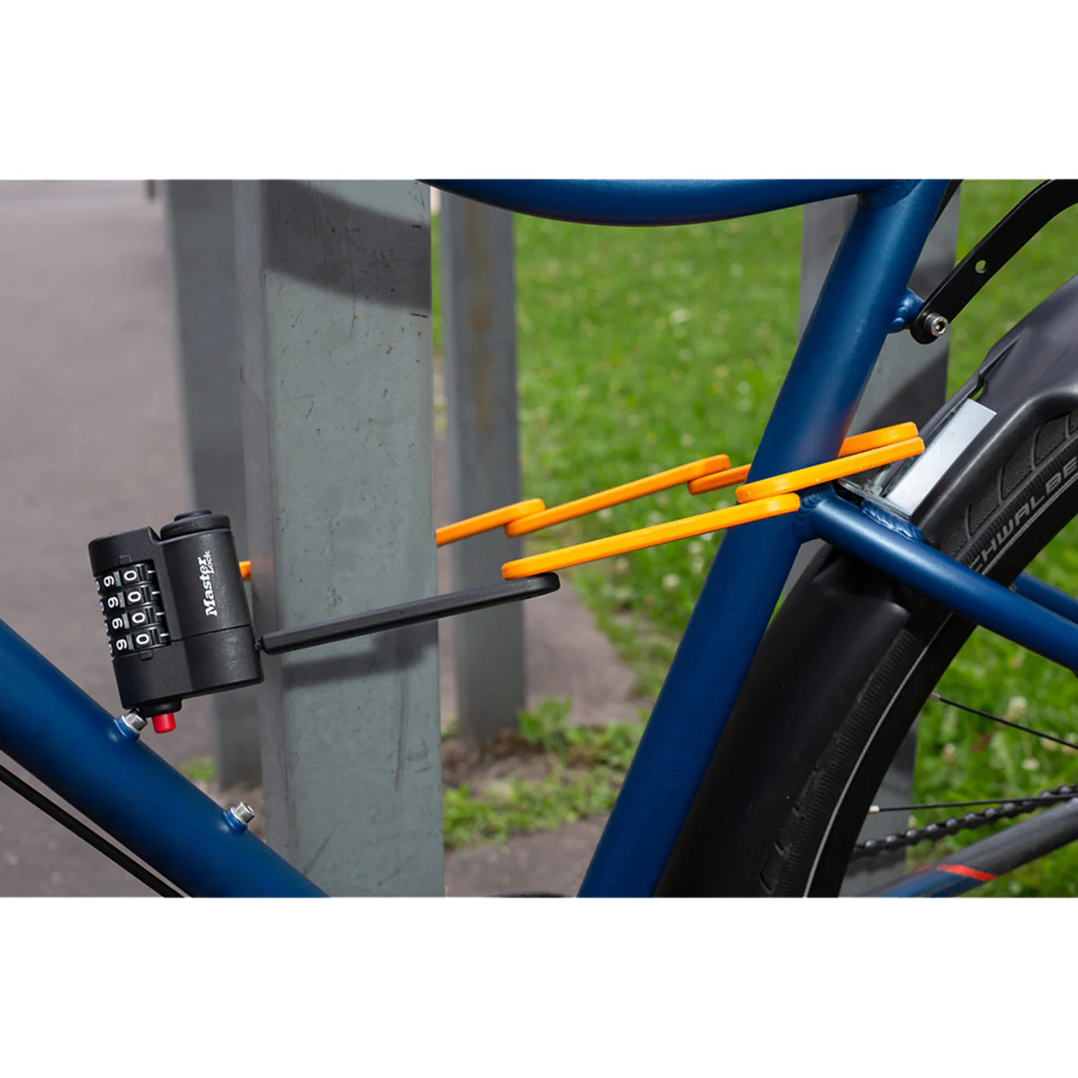 Heavy Duty Folding U-Lock, Combination Design, 4/5 ft - Image 4