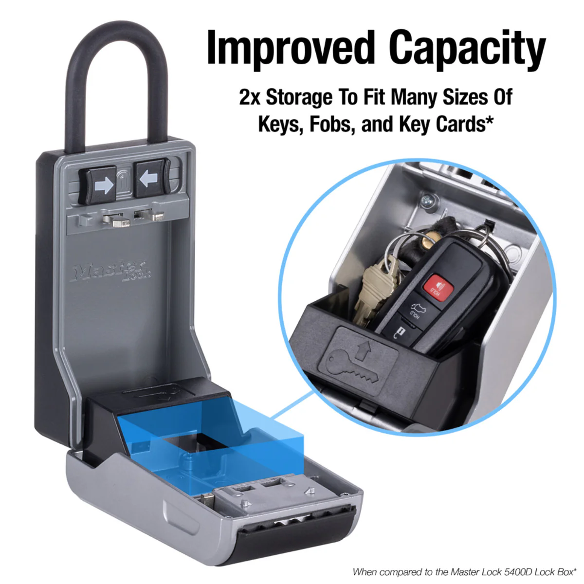 Large Key Lock Box with Removable Shackle - Image 4