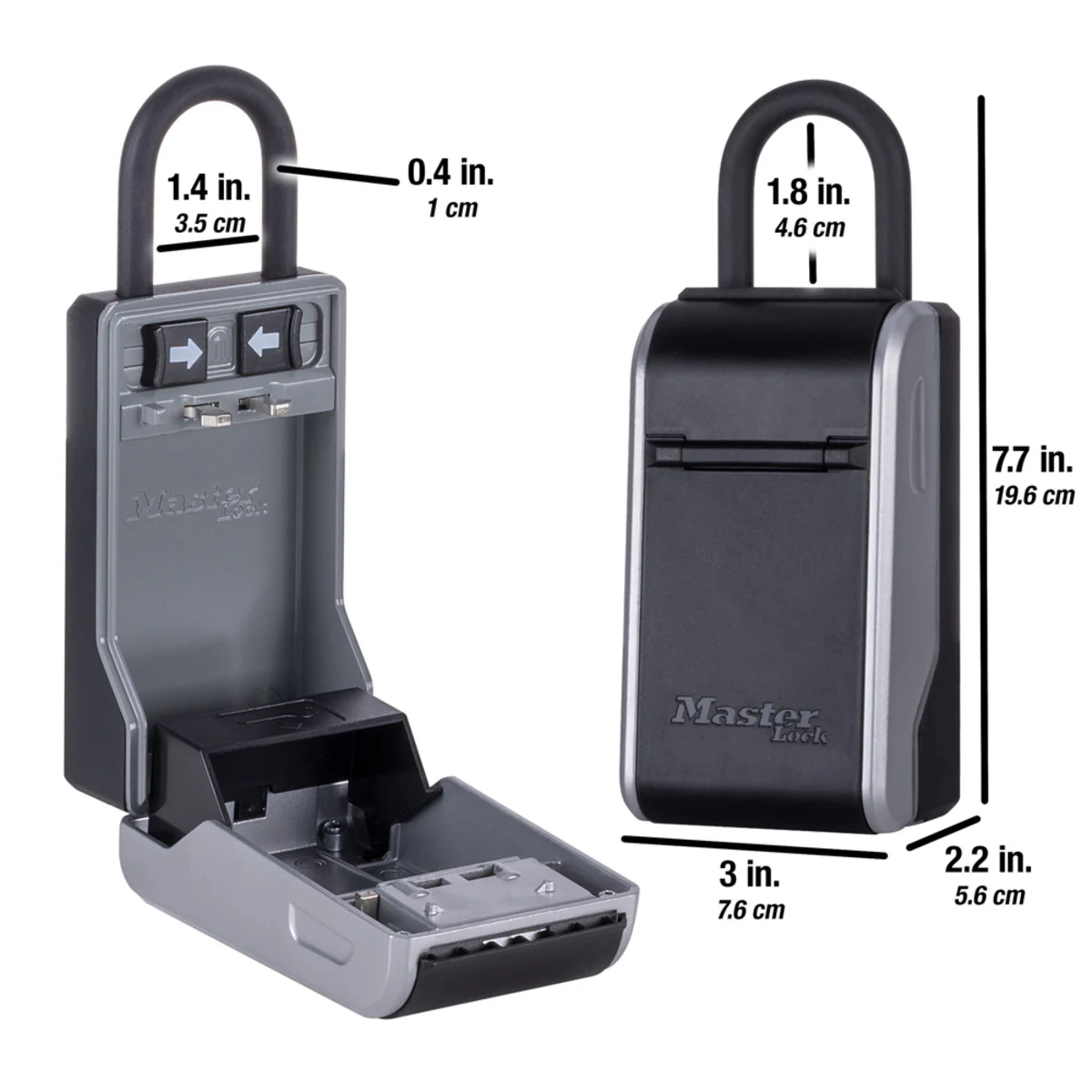 Large Key Lock Box with Removable Shackle - Image 7