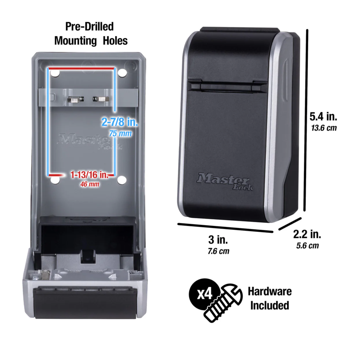 Large Wall Mount Key Lock Box - Image 7