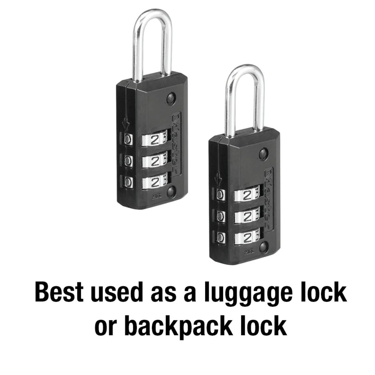 Compact Set Your Own Combination Lock, 13/16 in Wide - 2-Pack - Image 4