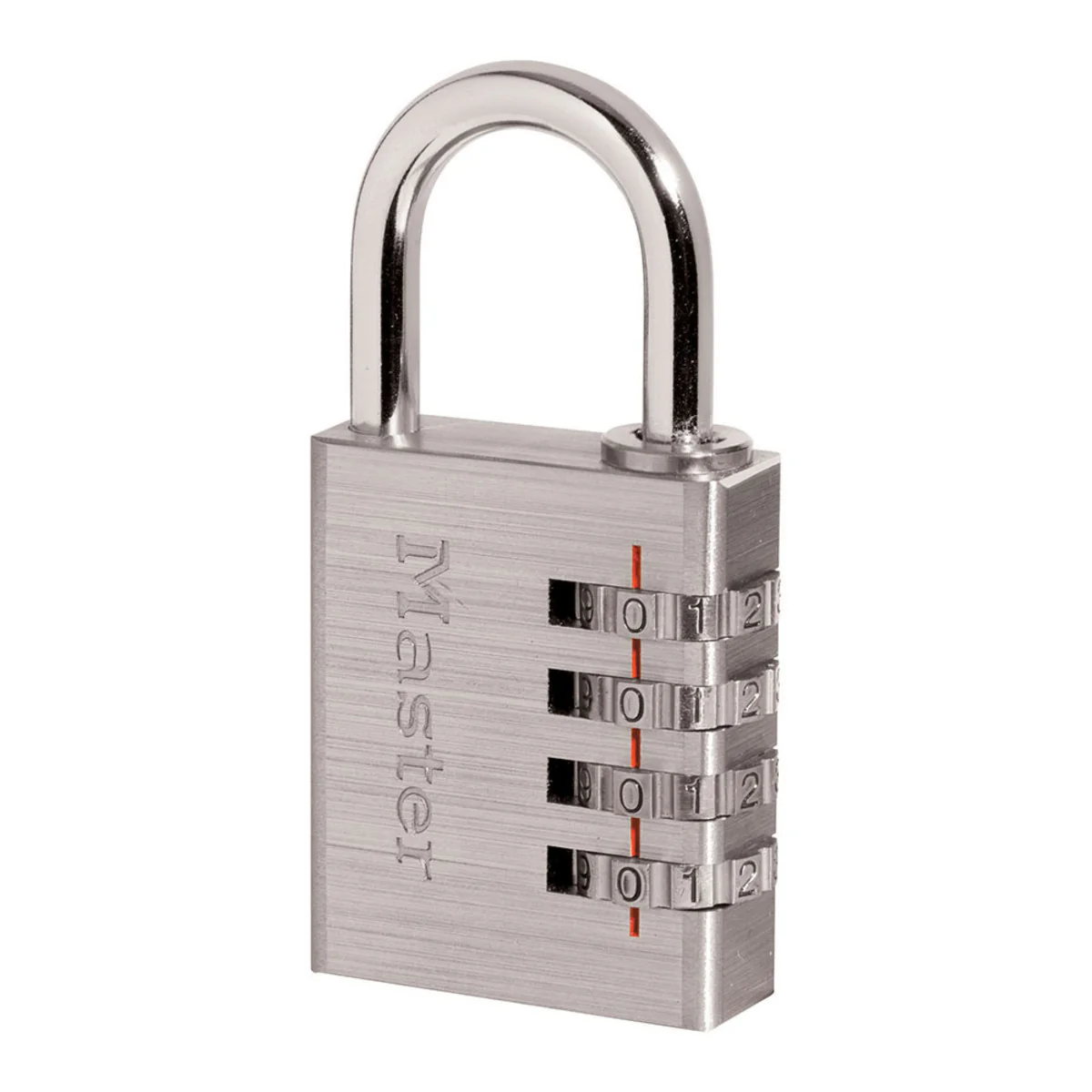 Solid Metal Combination Lock, 1-9/16 in Wide - Image 2