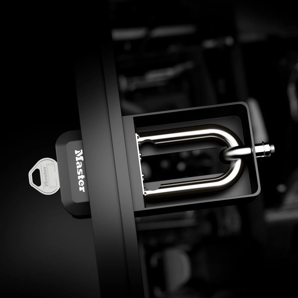 Master Lock Elite™ Heavy Duty Lock with Hardened Boron Steel Shackle, 1-3/4 in. wide - Image 8