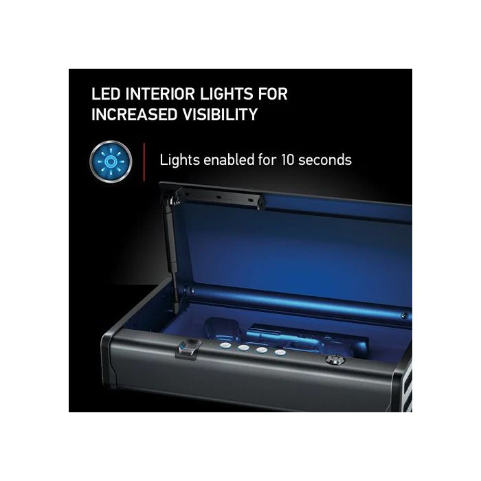 QAP2BLX XL Quick Access Biometric Pistol Safe with Lights - Image 5