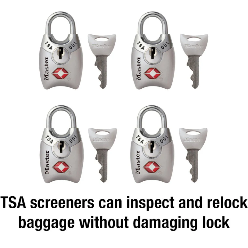 TSA Lock with Shrouded Shackle, 1 in Wide - Image 4